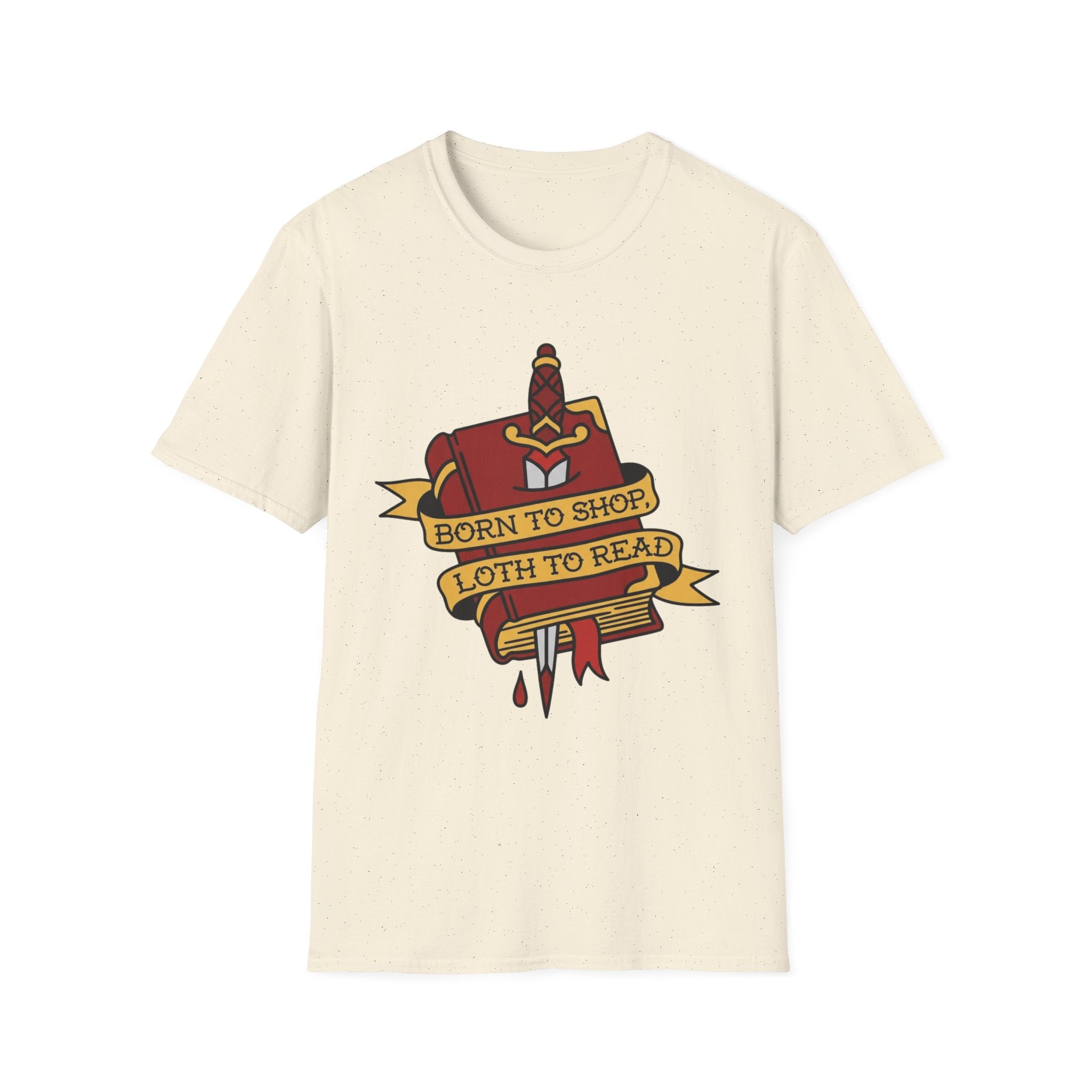 Born To Shop Loth To Read T-Shirt