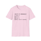 Proof Of Ownership Will Read It Someday T-Shirt