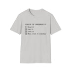 Proof Of Ownership Will Read It Someday T-Shirt