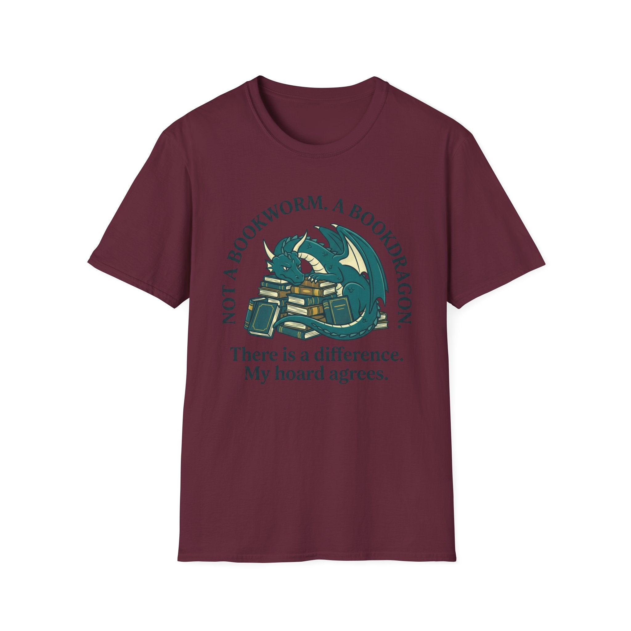 Not A Bookworm A Bookdragon There Is A Difference T-Shirt