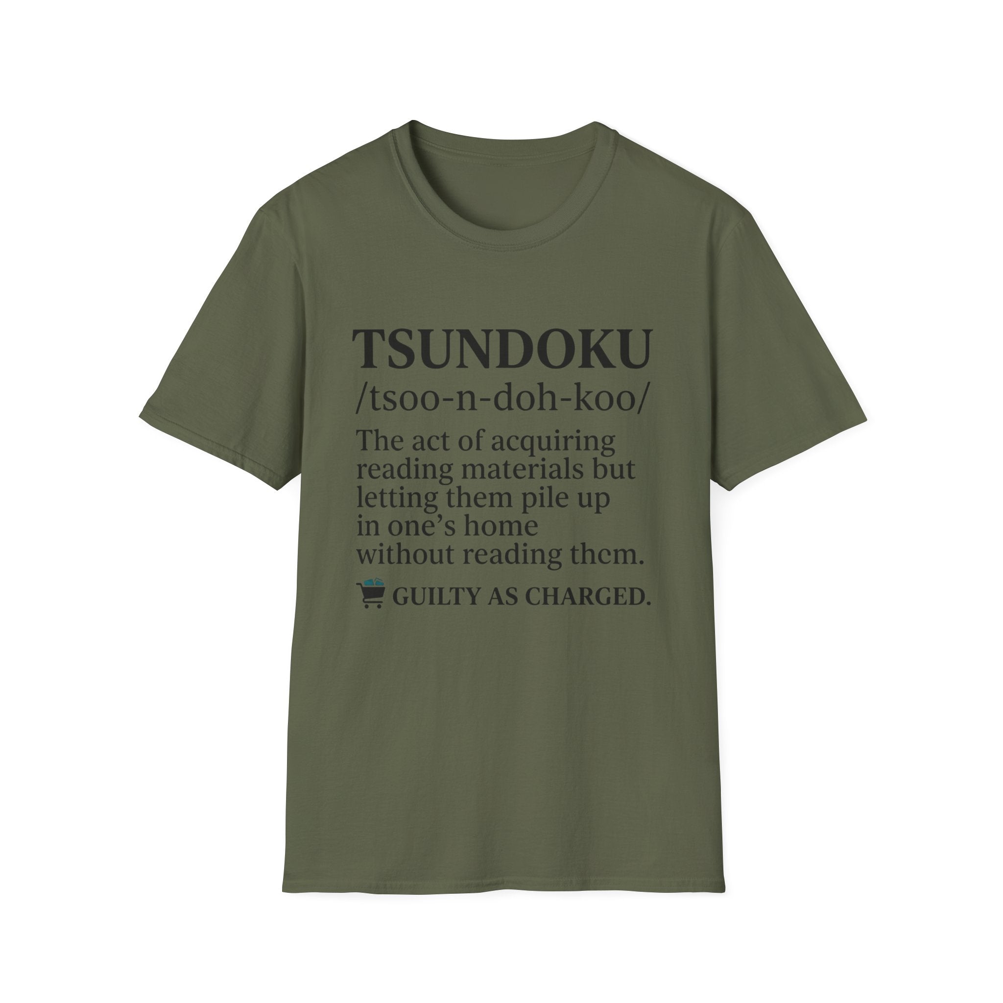 Tsundoku Definition Guilty As Charged T-Shirt
