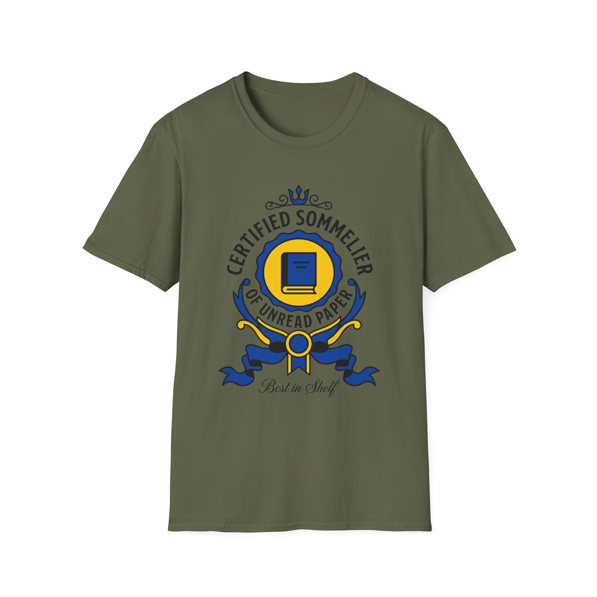 Certified Sommelier Of Unread Paper T-Shirt