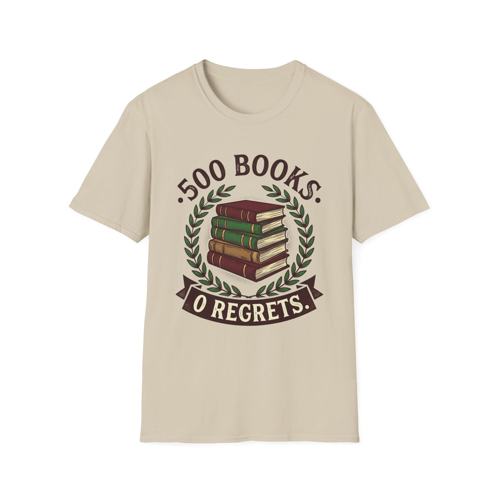 500 Books 0 Regrets T-Shirt