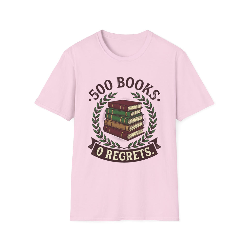 500 Books 0 Regrets T-Shirt
