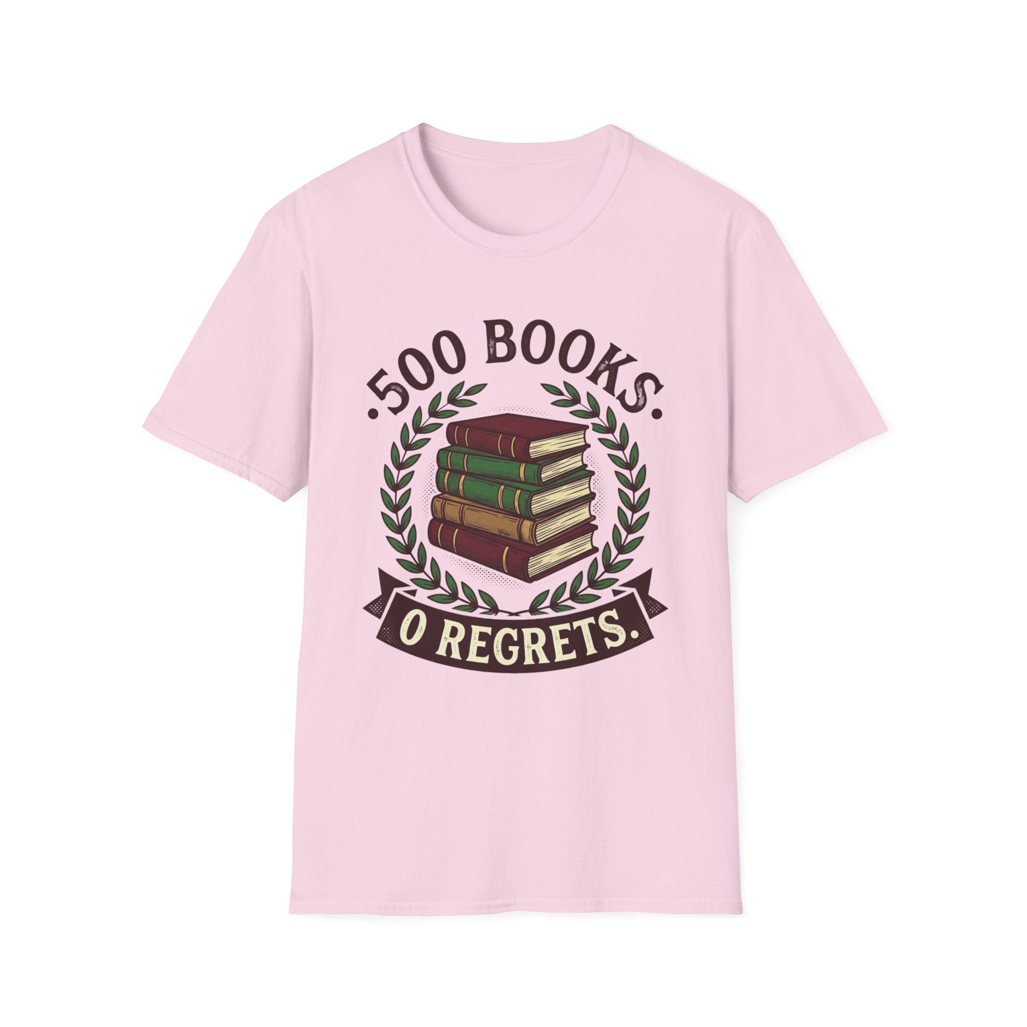 500 Books 0 Regrets T-Shirt