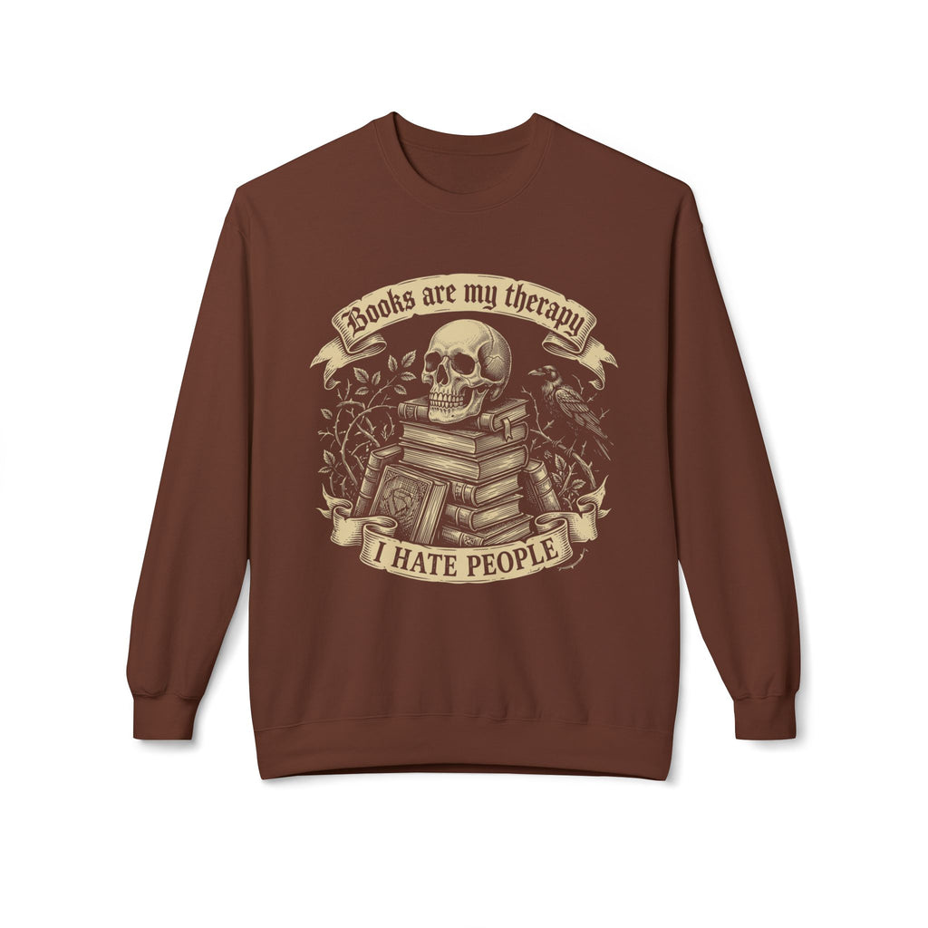 Books Therapy Sweatshirt