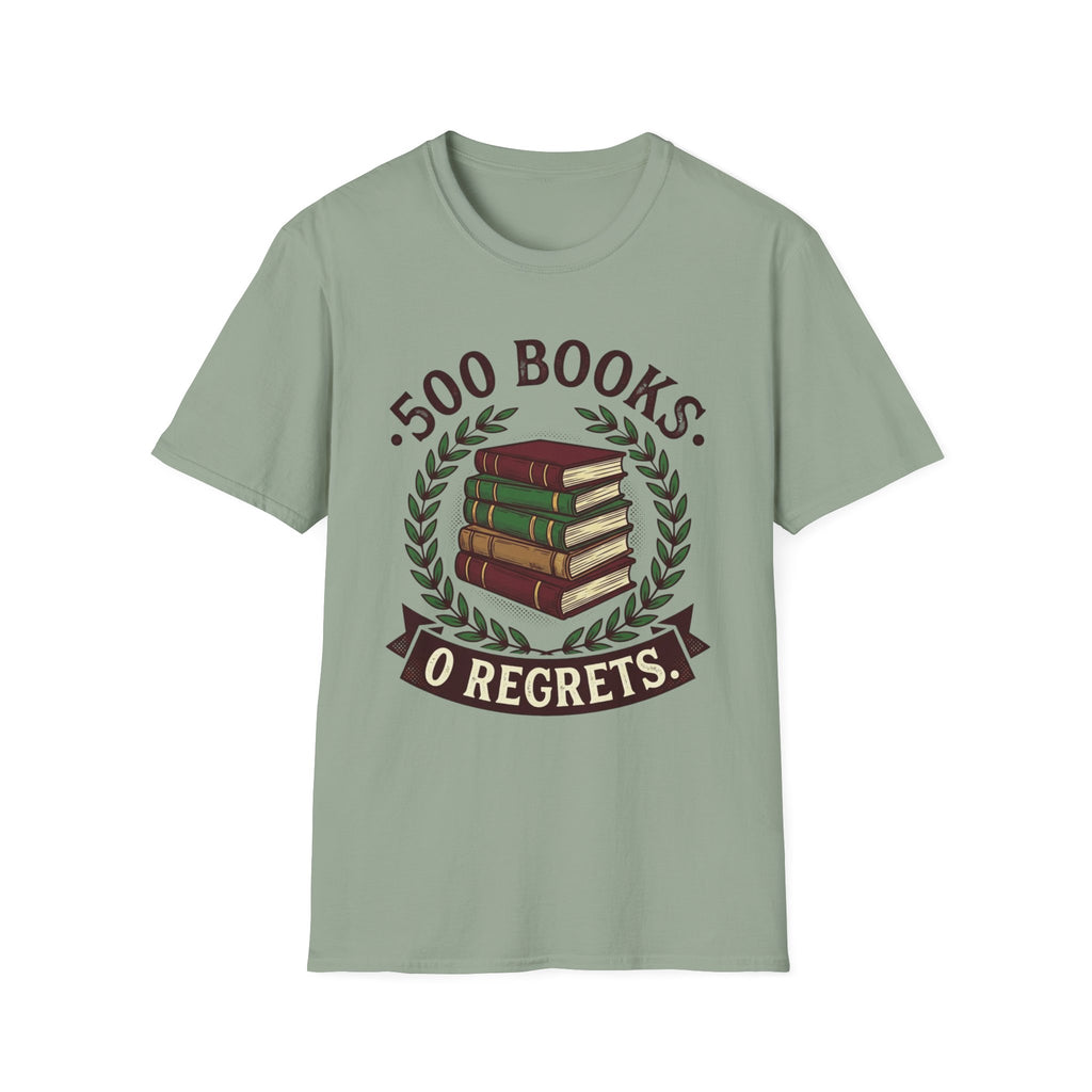 500 Books 0 Regrets T-Shirt