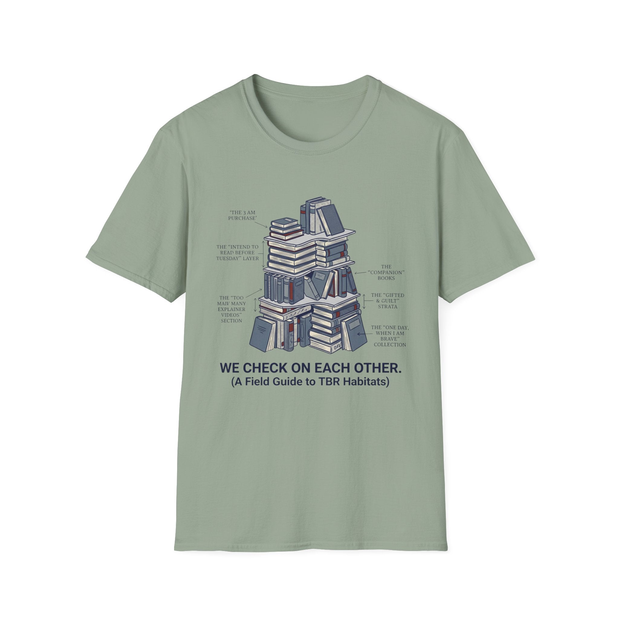 We Check On Each Other Field Guide T-Shirt