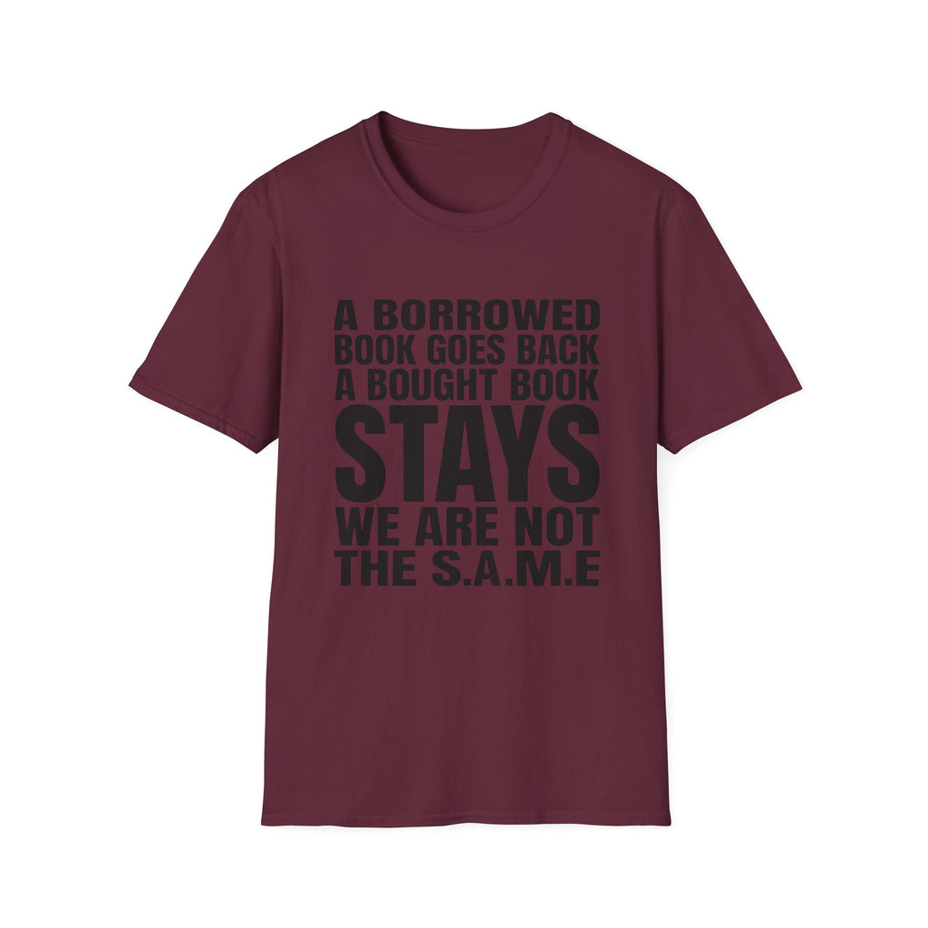 Borrowed Book Goes T-Shirt