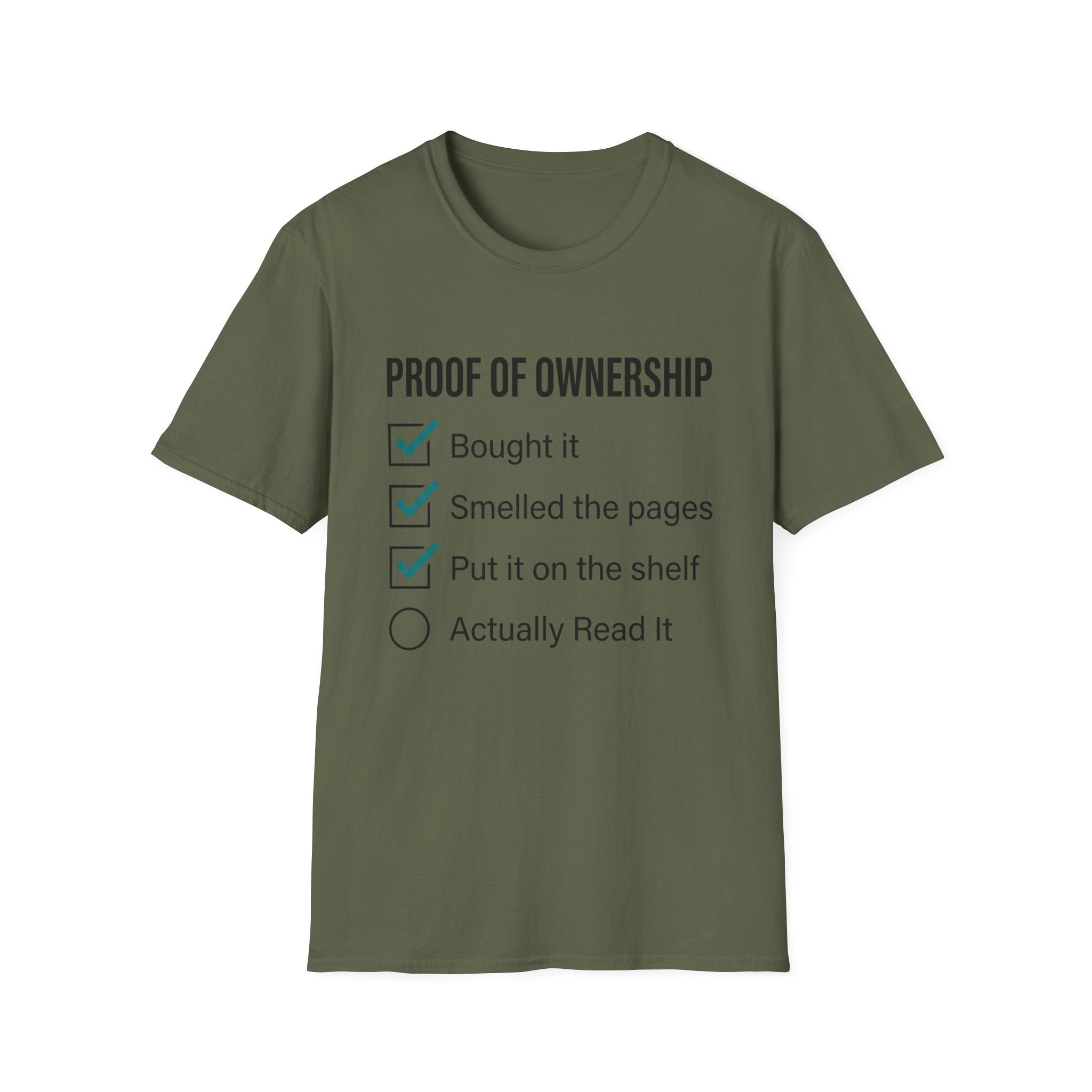 Proof Of Ownership Checklist T-Shirt