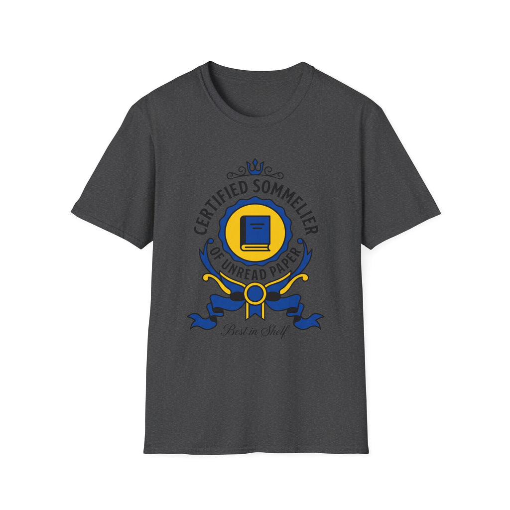 Certified Sommelier Of Unread Paper T-Shirt