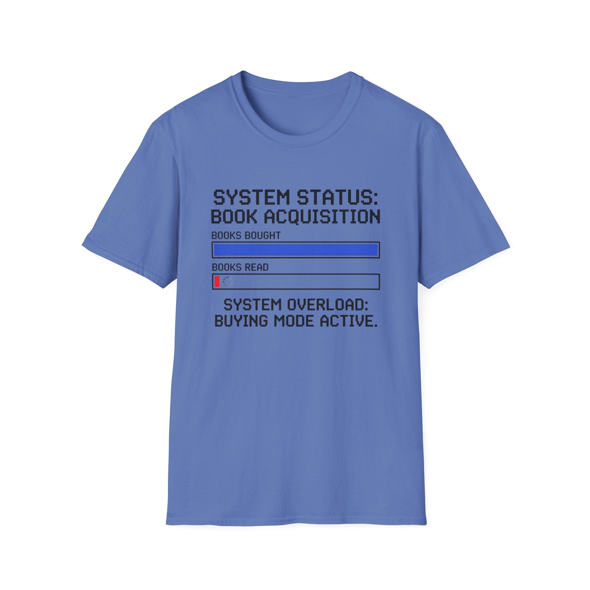 System Status Book Acquisition Buying Mode Active T-Shirt