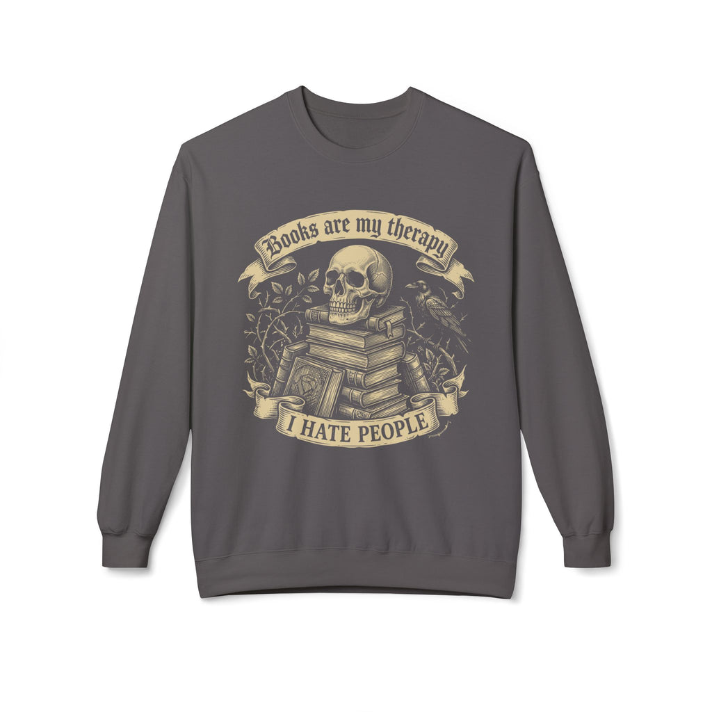 Books Therapy Sweatshirt