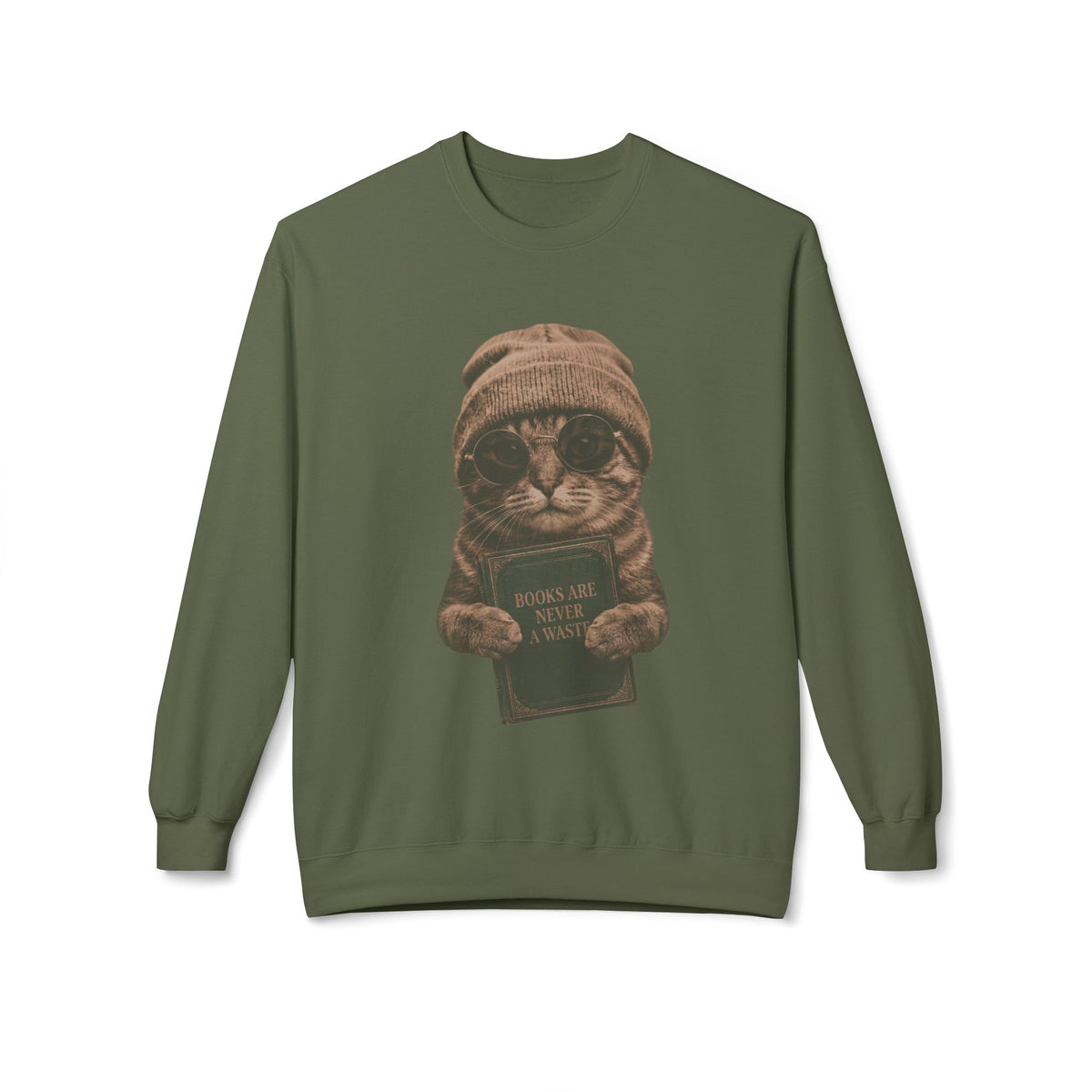Beanie Cat  Sweatshirt