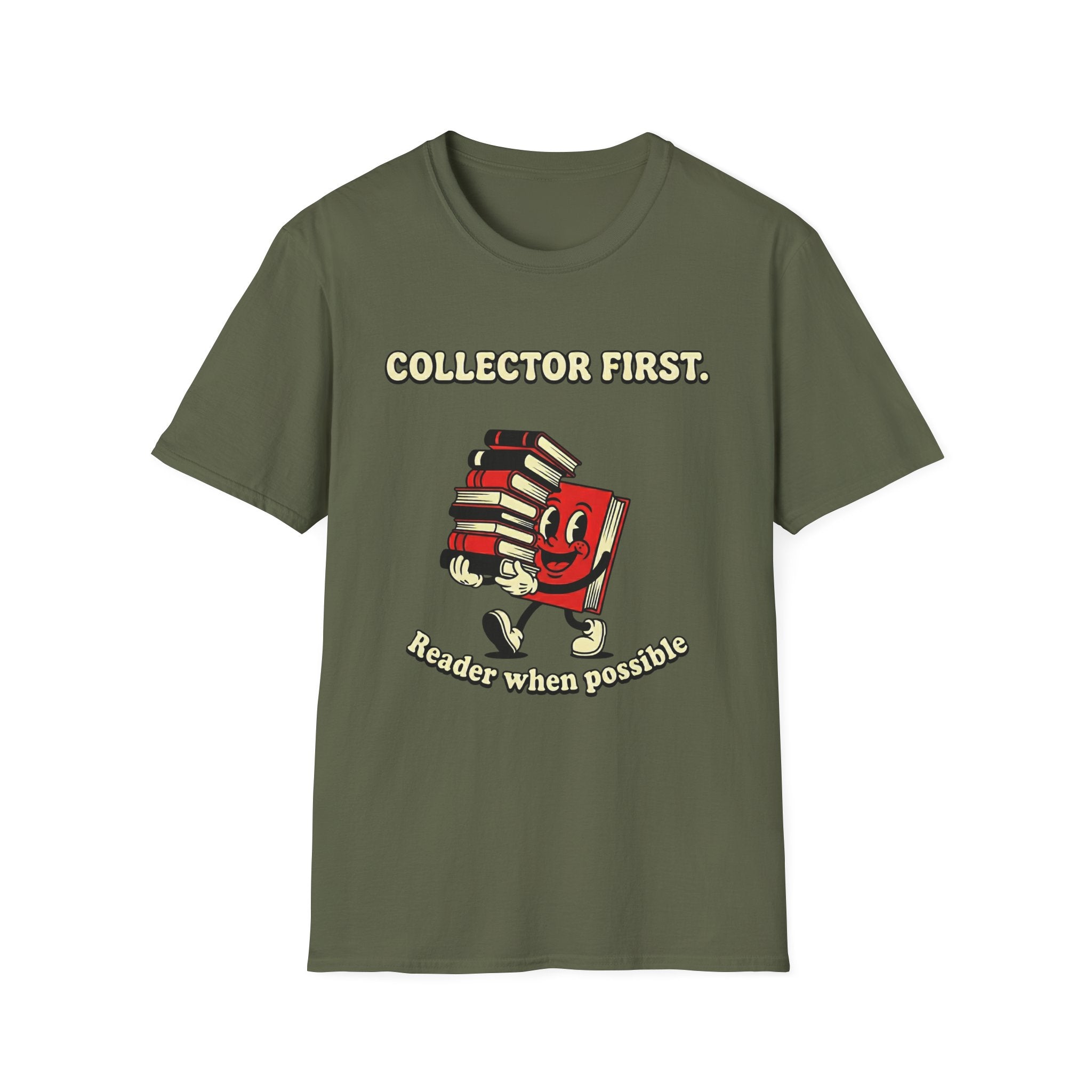 Collector First Reader When Possible T-Shirt