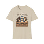 I Contain Multitudes Mostly Books T-Shirt