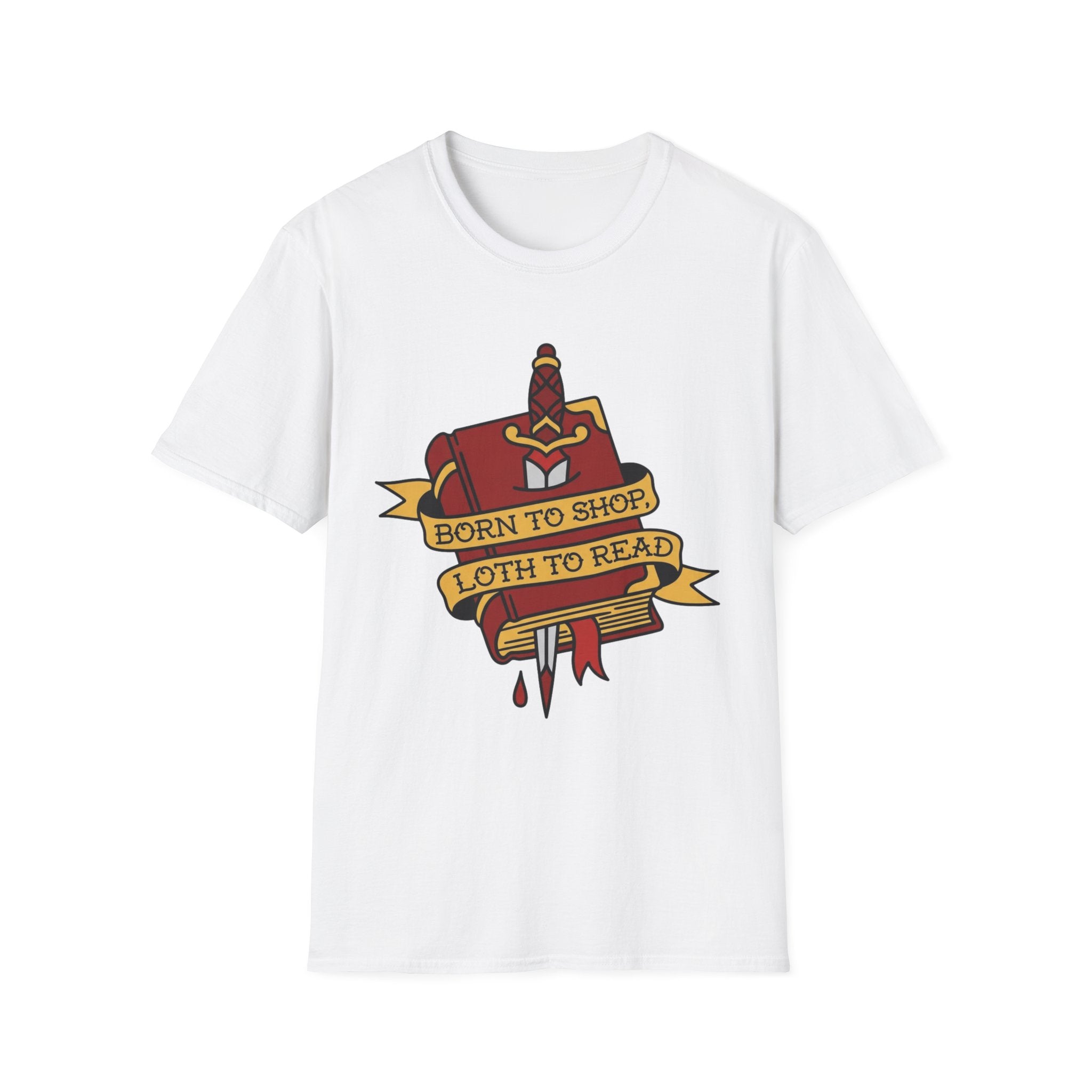 Born To Shop Loth To Read T-Shirt