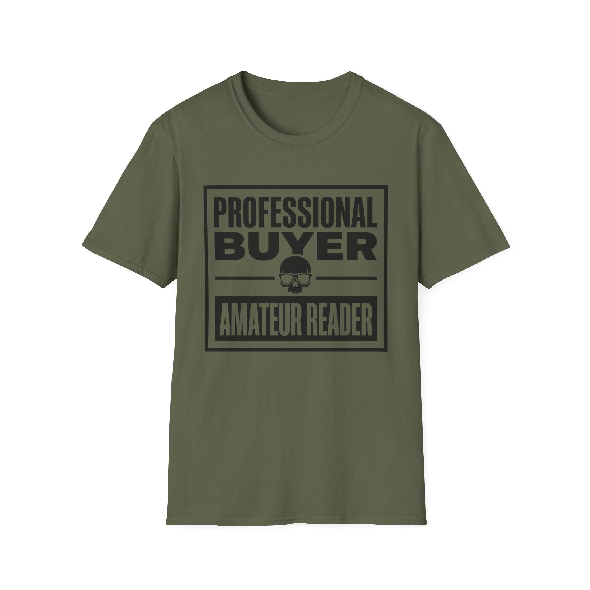 Professional Buyer Amateur Reader - Skull T-Shirt