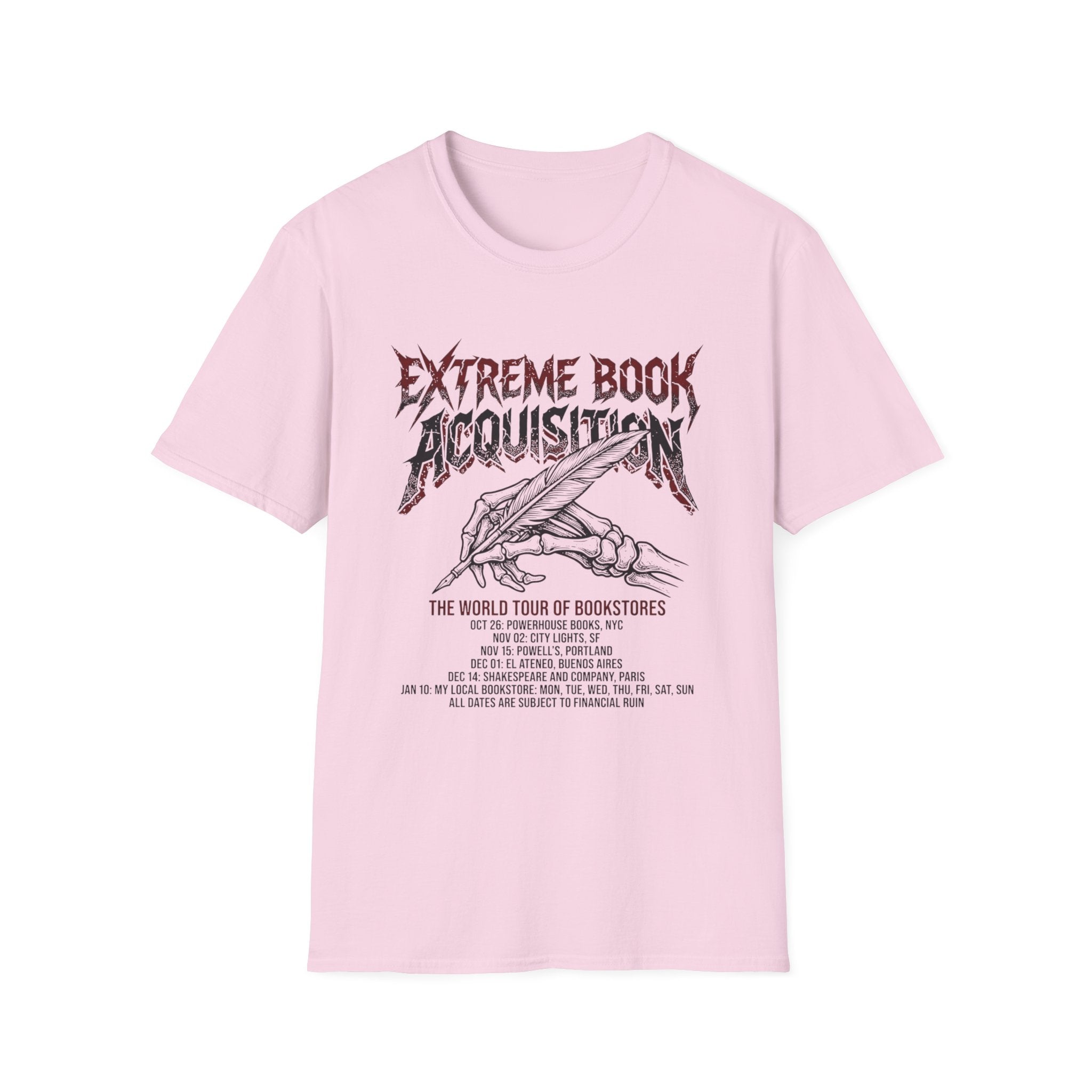 Extreme Book Acquisition World Tour T-Shirt