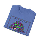 Level 99 Book Pile Game Over Status Tsundoku T-Shirt