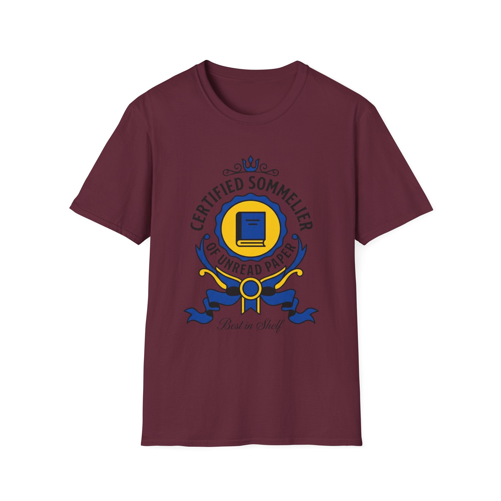 Certified Sommelier Of Unread Paper T-Shirt