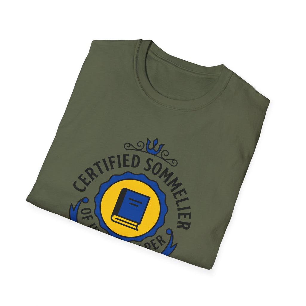 Certified Sommelier Of Unread Paper T-Shirt