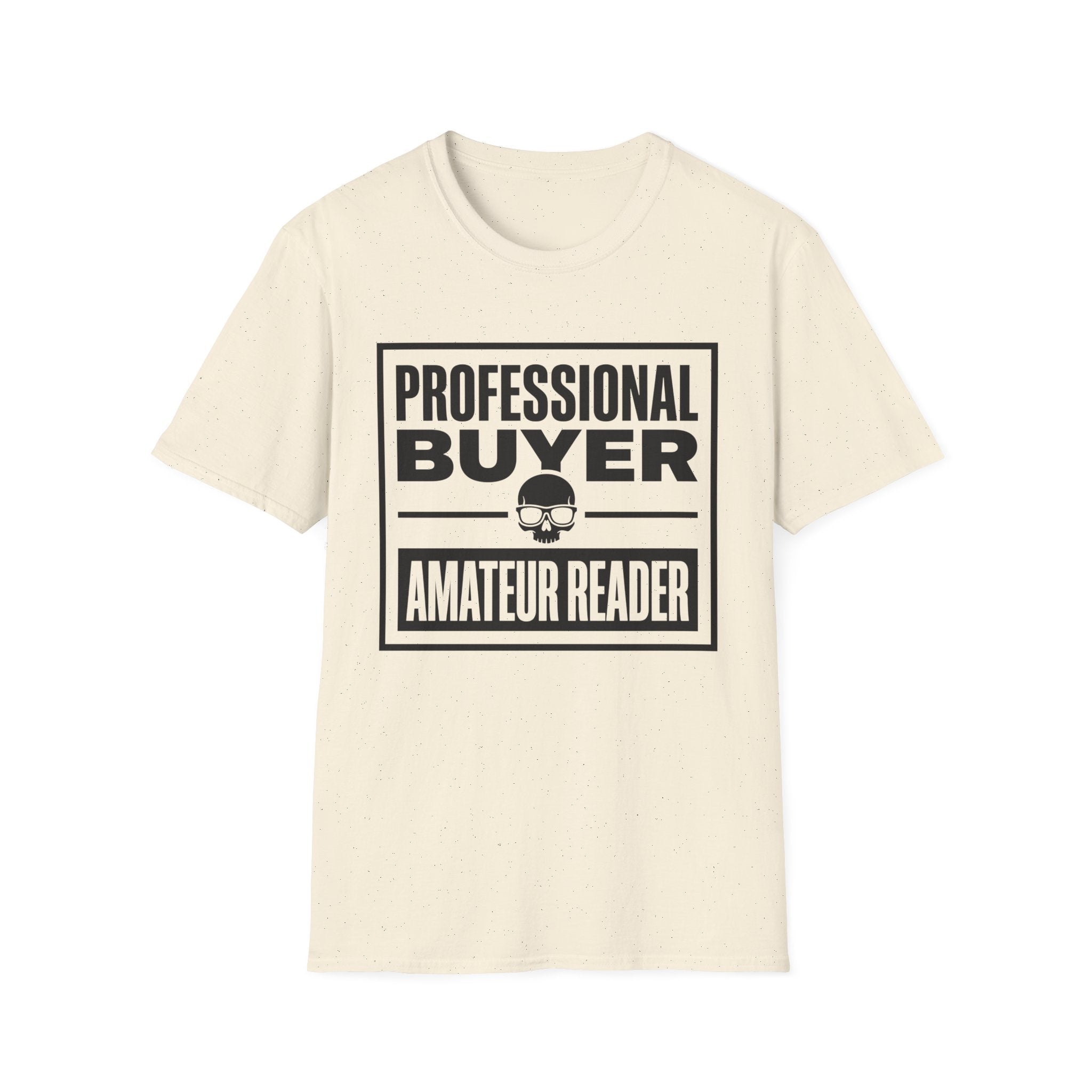 Professional Buyer Amateur Reader - Skull T-Shirt