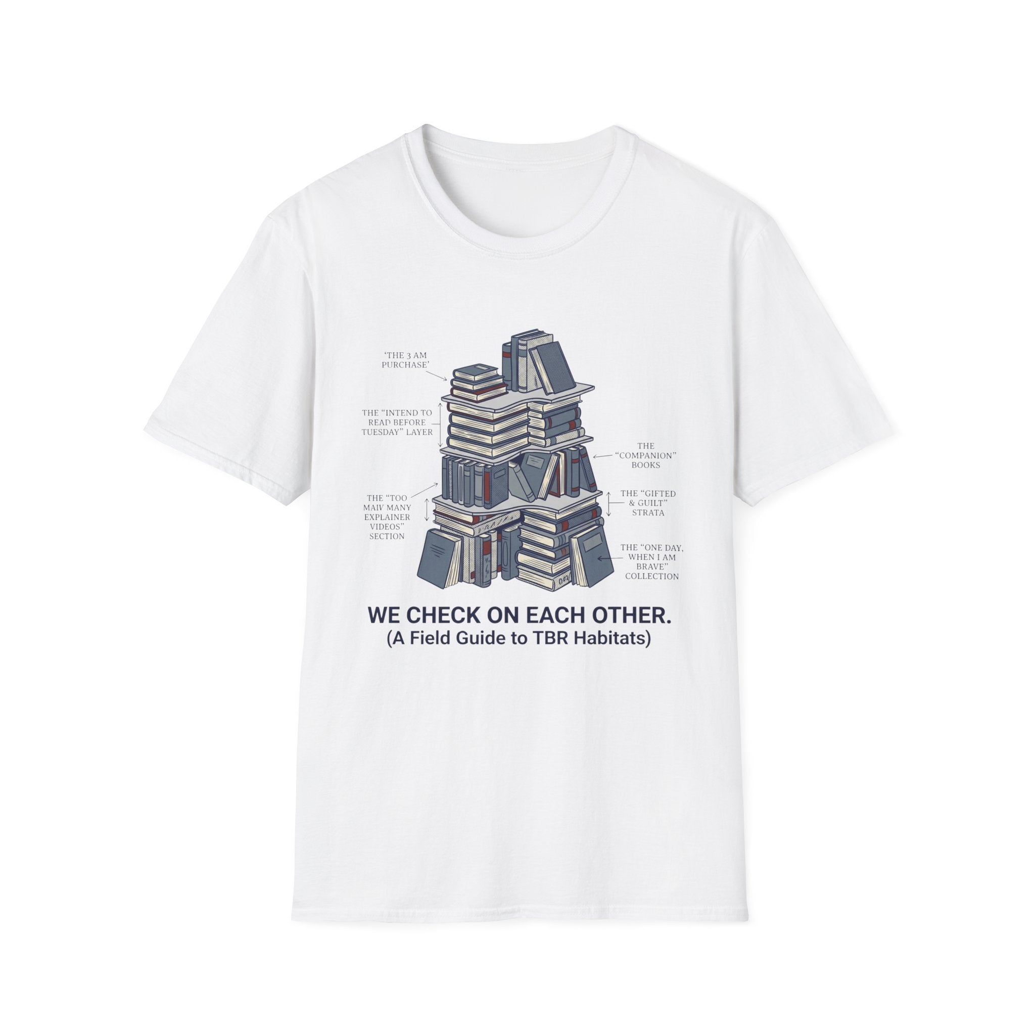 We Check On Each Other Field Guide T-Shirt
