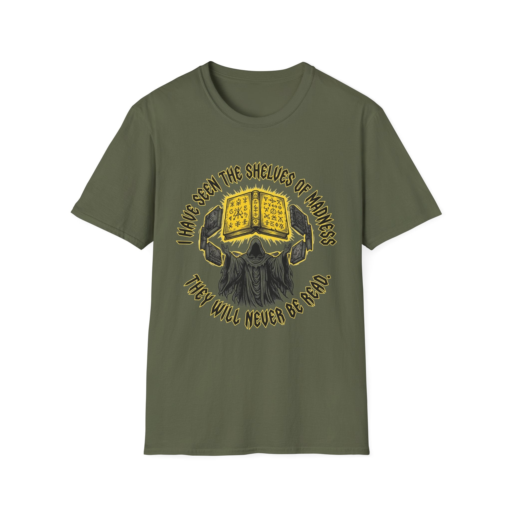 Shelves Of Madness They Will Never Be Read T-Shirt