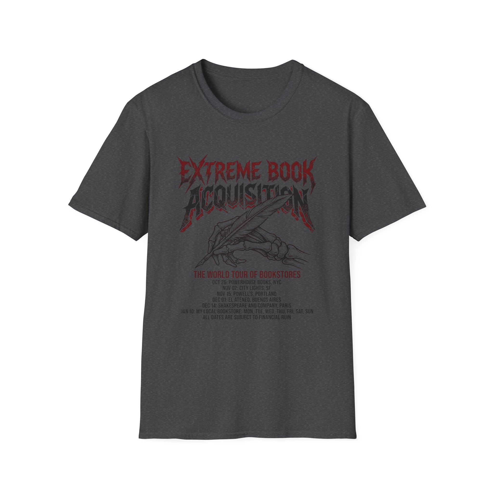 Extreme Book Acquisition World Tour T-Shirt