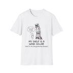 My Shelf Is A Wine Cellar Designated Non-Reader T-Shirt
