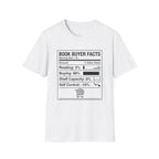 Book Buyer Facts Nutrition Label T-Shirt