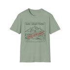 Home Library Permit Status Overflowing T-Shirt