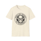 Books Are Trophies Act Accordingly - Skull Coin T-Shirt