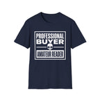 Professional Buyer Amateur Reader - Skull T-Shirt