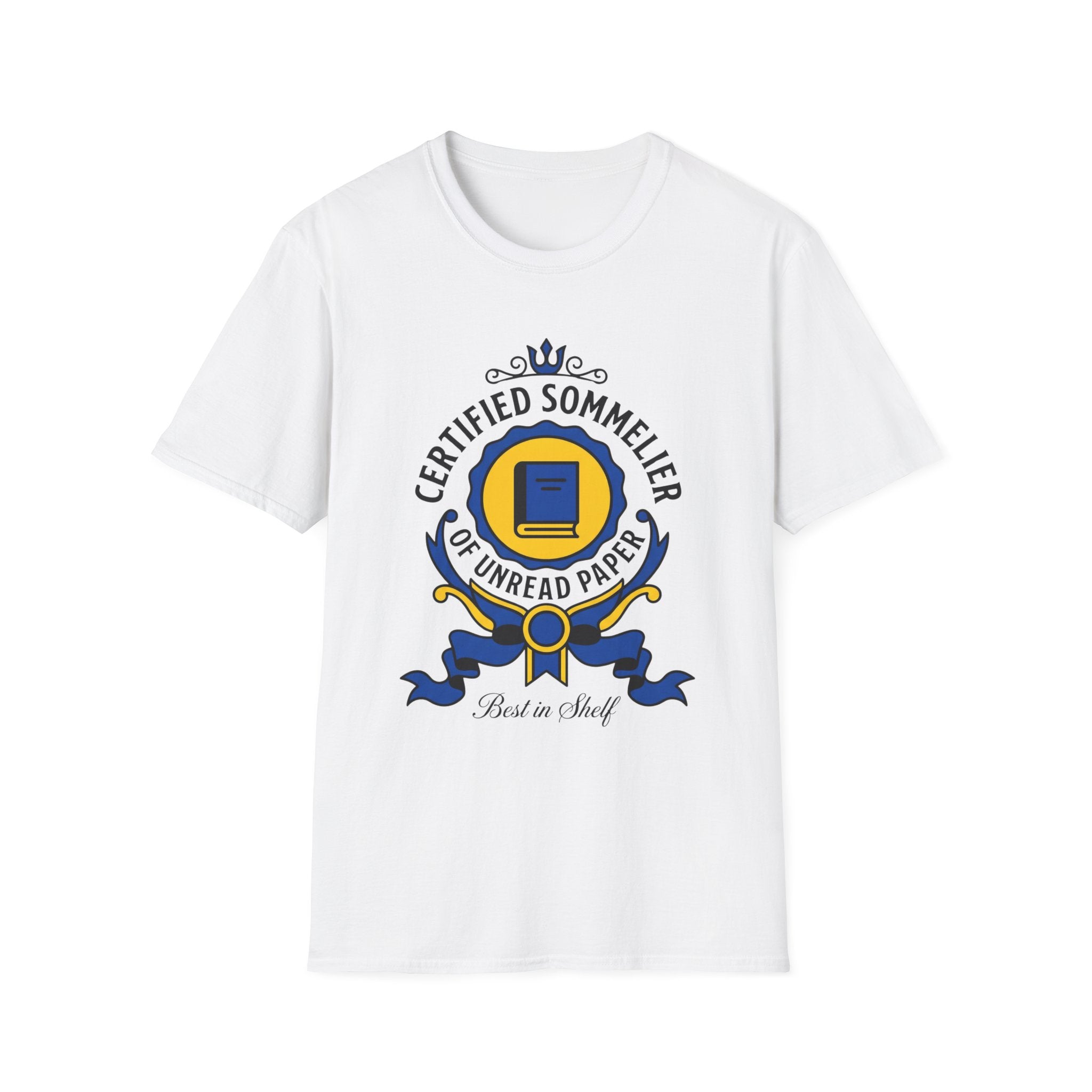Certified Sommelier Of Unread Paper T-Shirt