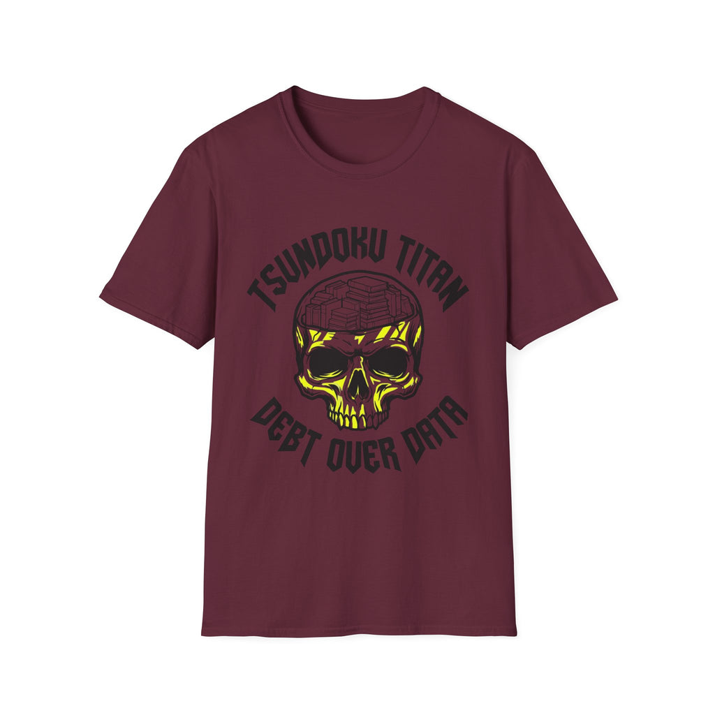 Tsundoku Titan Debt Over Data T-Shirt