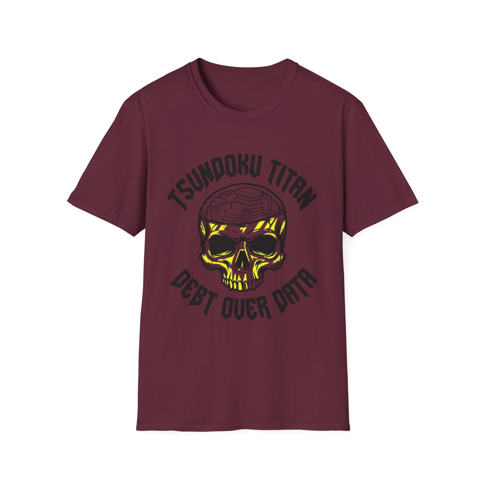 Tsundoku Titan Debt Over Data T-Shirt