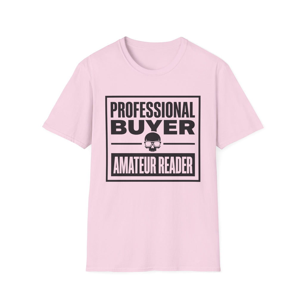 Professional Buyer Amateur Reader - Skull T-Shirt