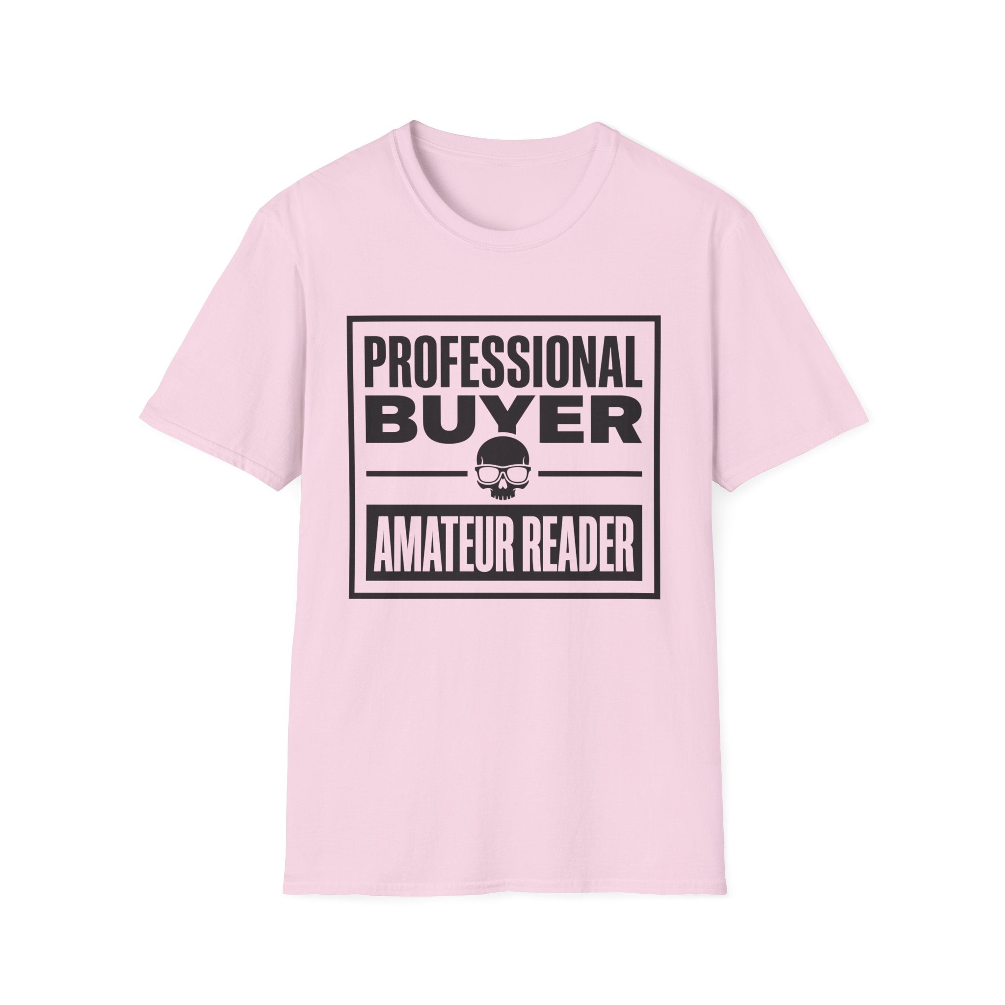 Professional Buyer Amateur Reader - Skull T-Shirt