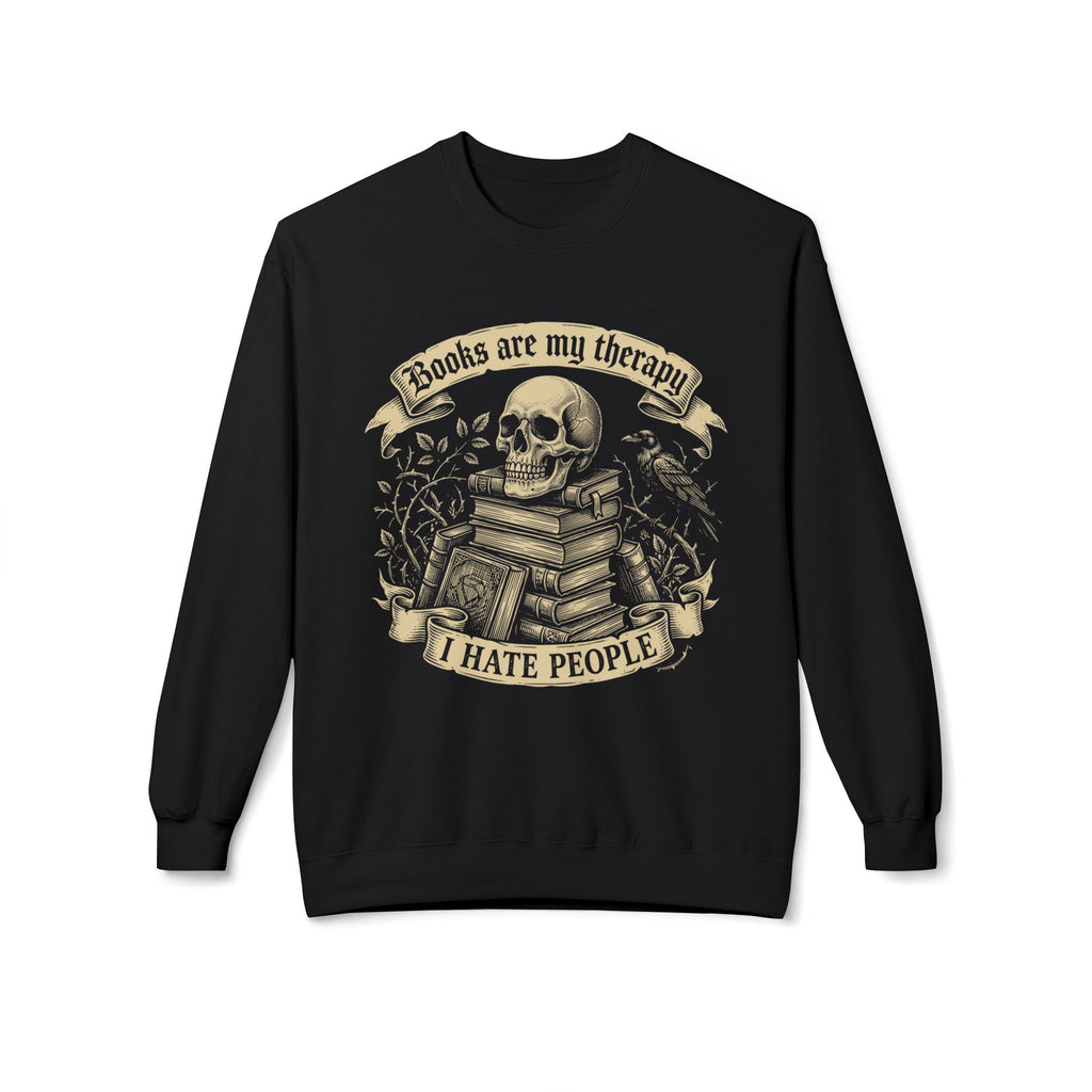 Books Therapy Sweatshirt