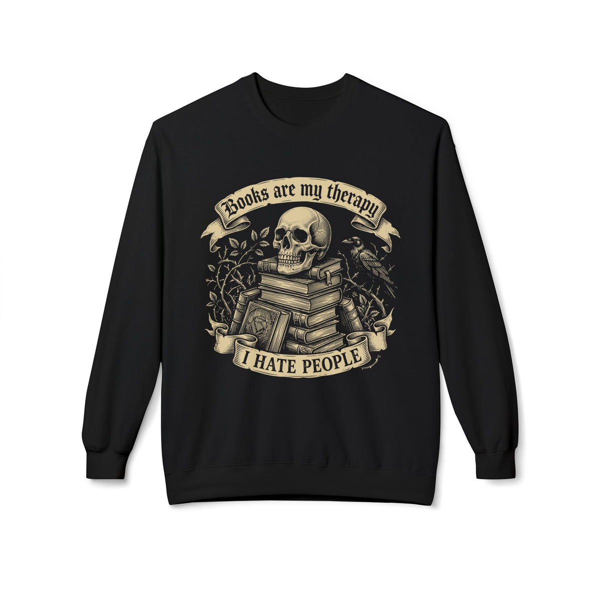 Books Therapy Sweatshirt