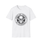 Books Are Trophies Act Accordingly - Skull Coin T-Shirt