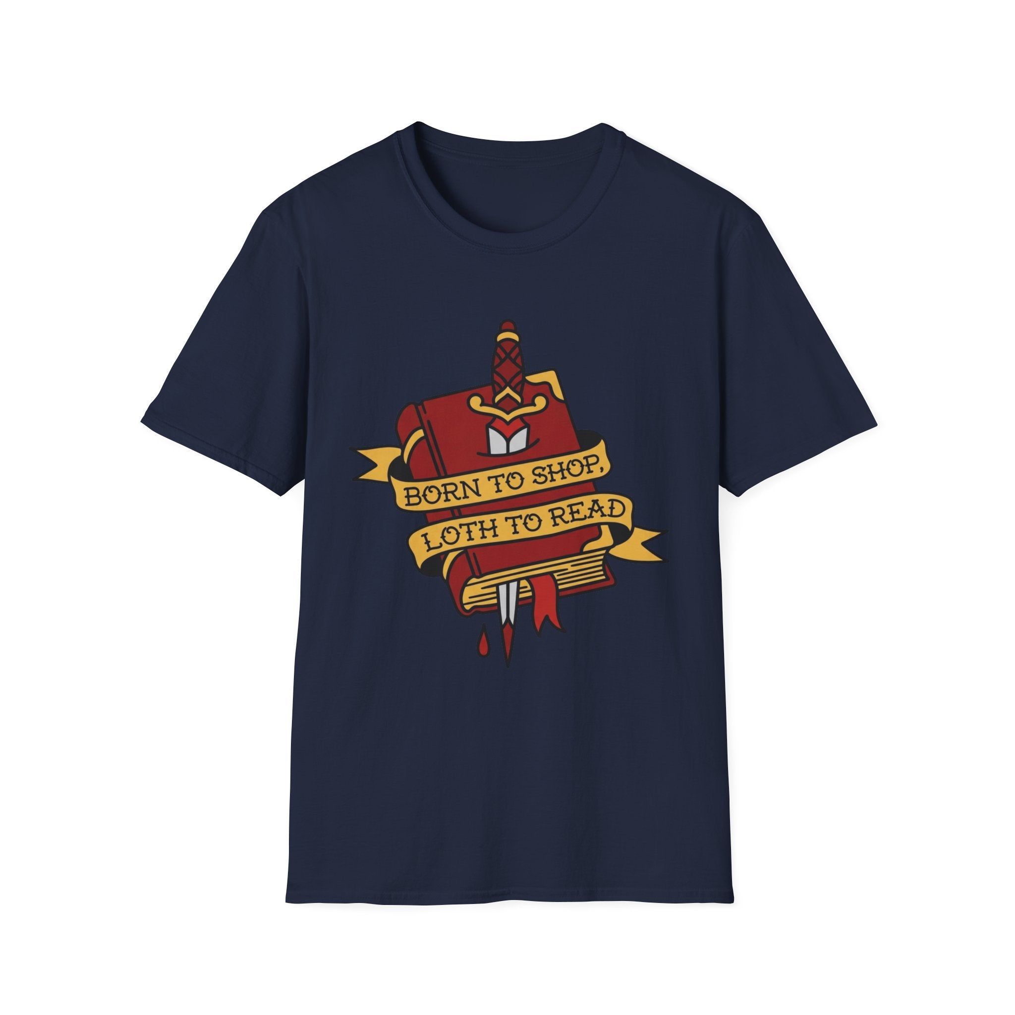 Born To Shop Loth To Read T-Shirt