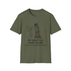 My Shelf Is A Wine Cellar Designated Non-Reader T-Shirt