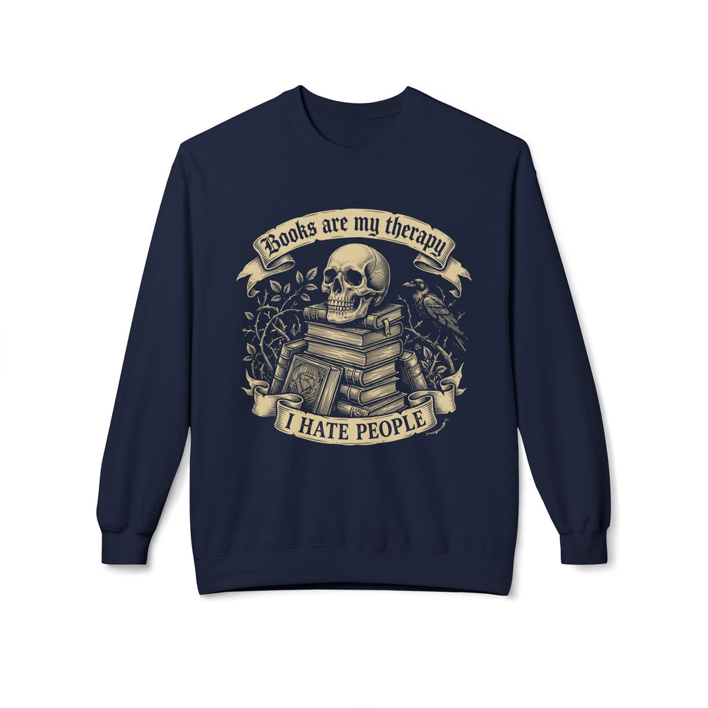 Books Therapy Sweatshirt