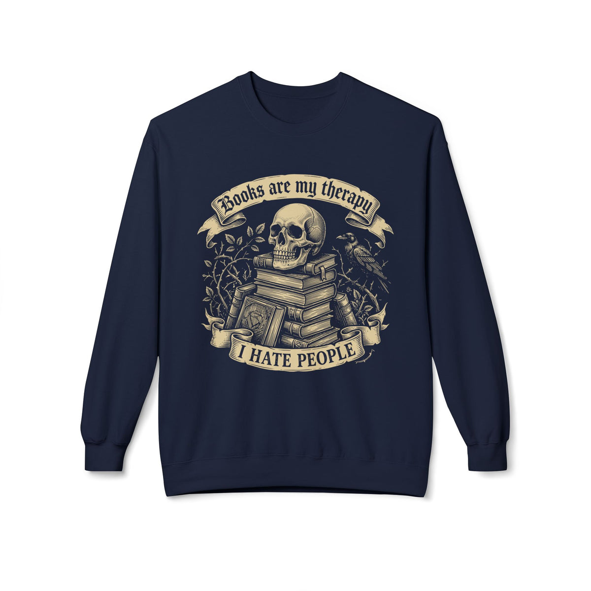 Books Therapy Sweatshirt