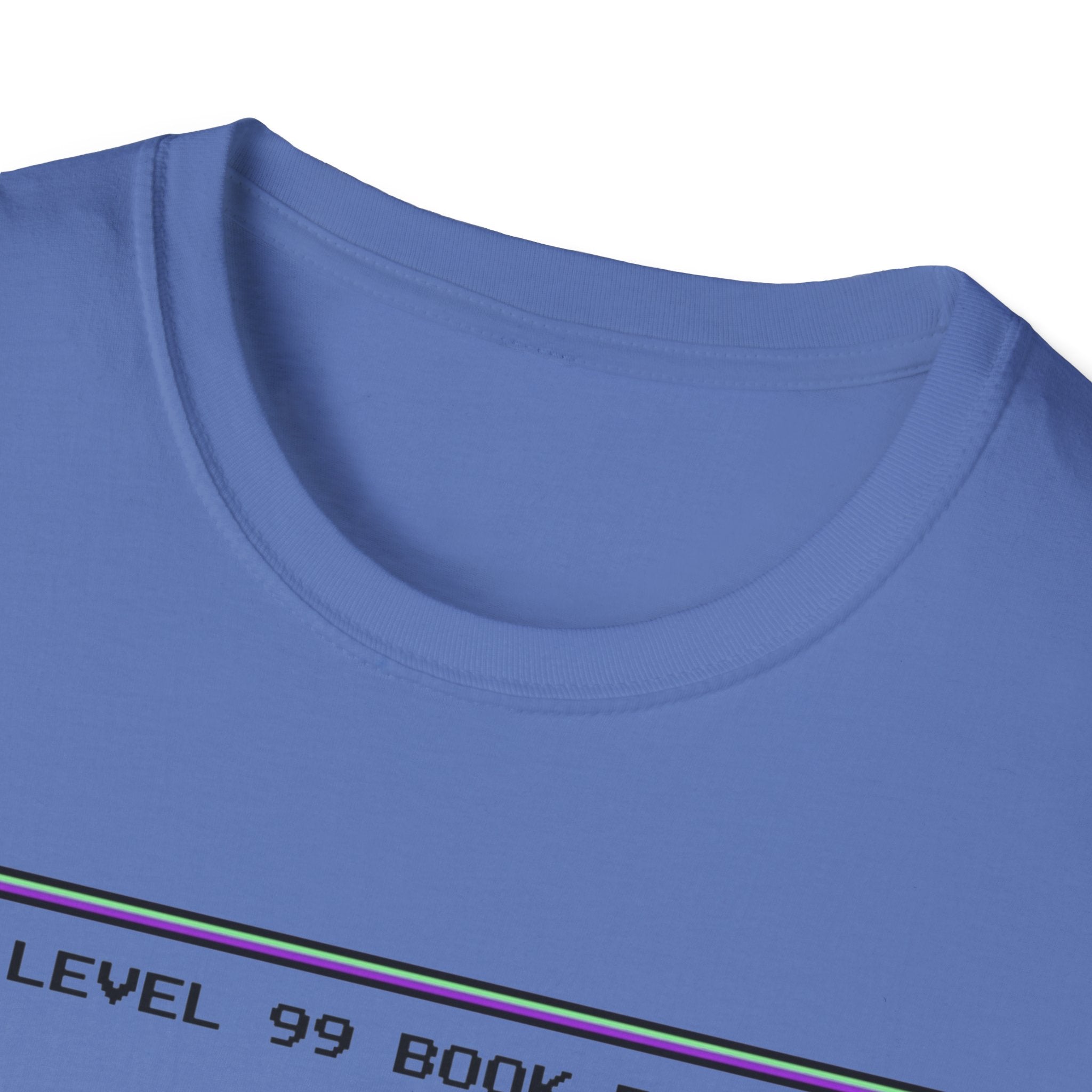Level 99 Book Pile Game Over Status Tsundoku T-Shirt