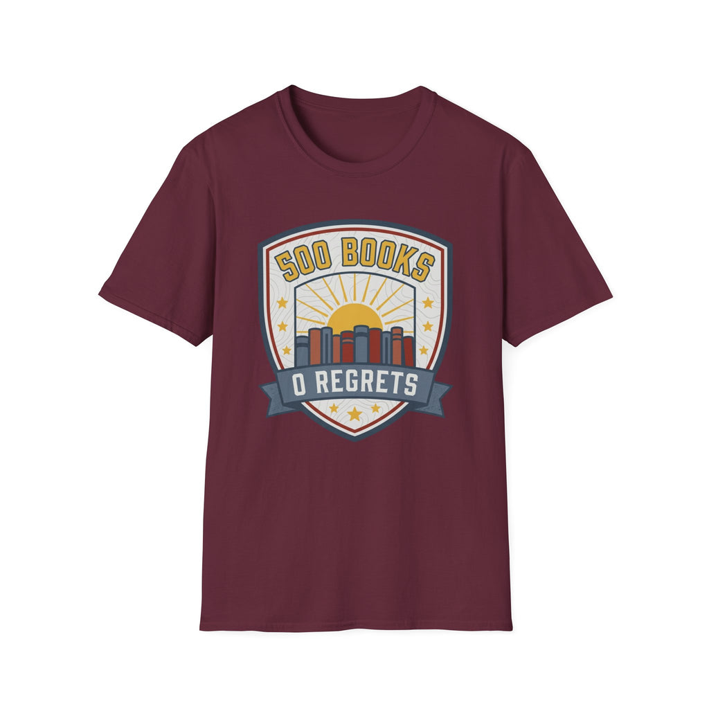 500 Books 0 Regrets T-Shirt
