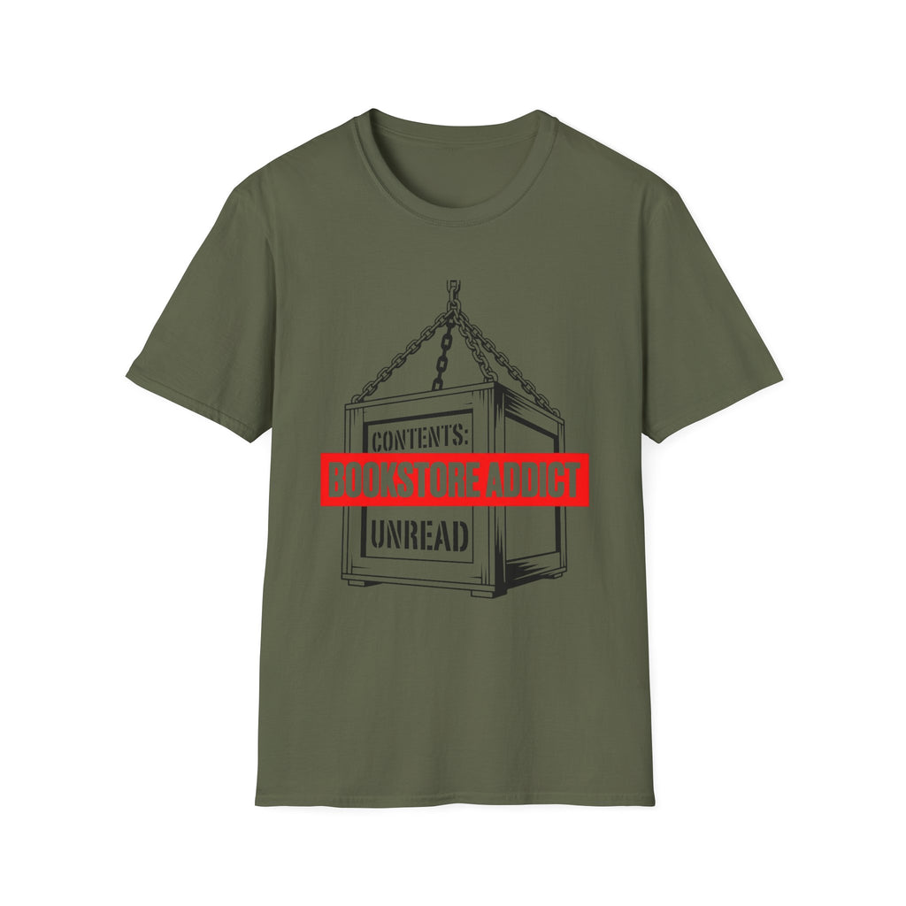 Bookstore Addict Unread T-Shirt